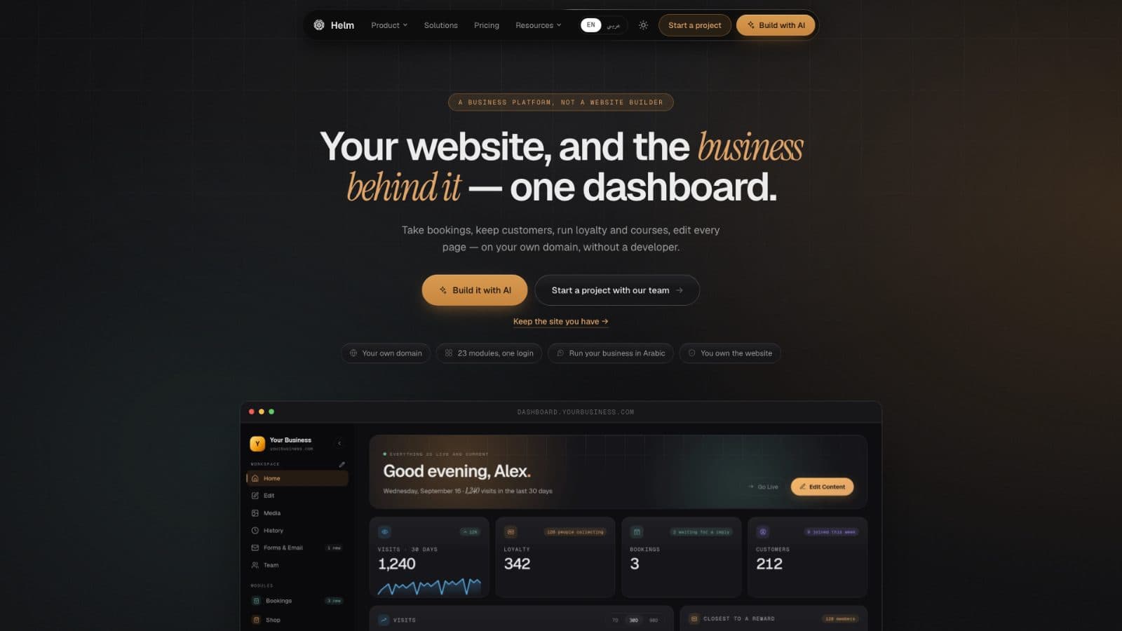 I will build your business a website you can run yourself