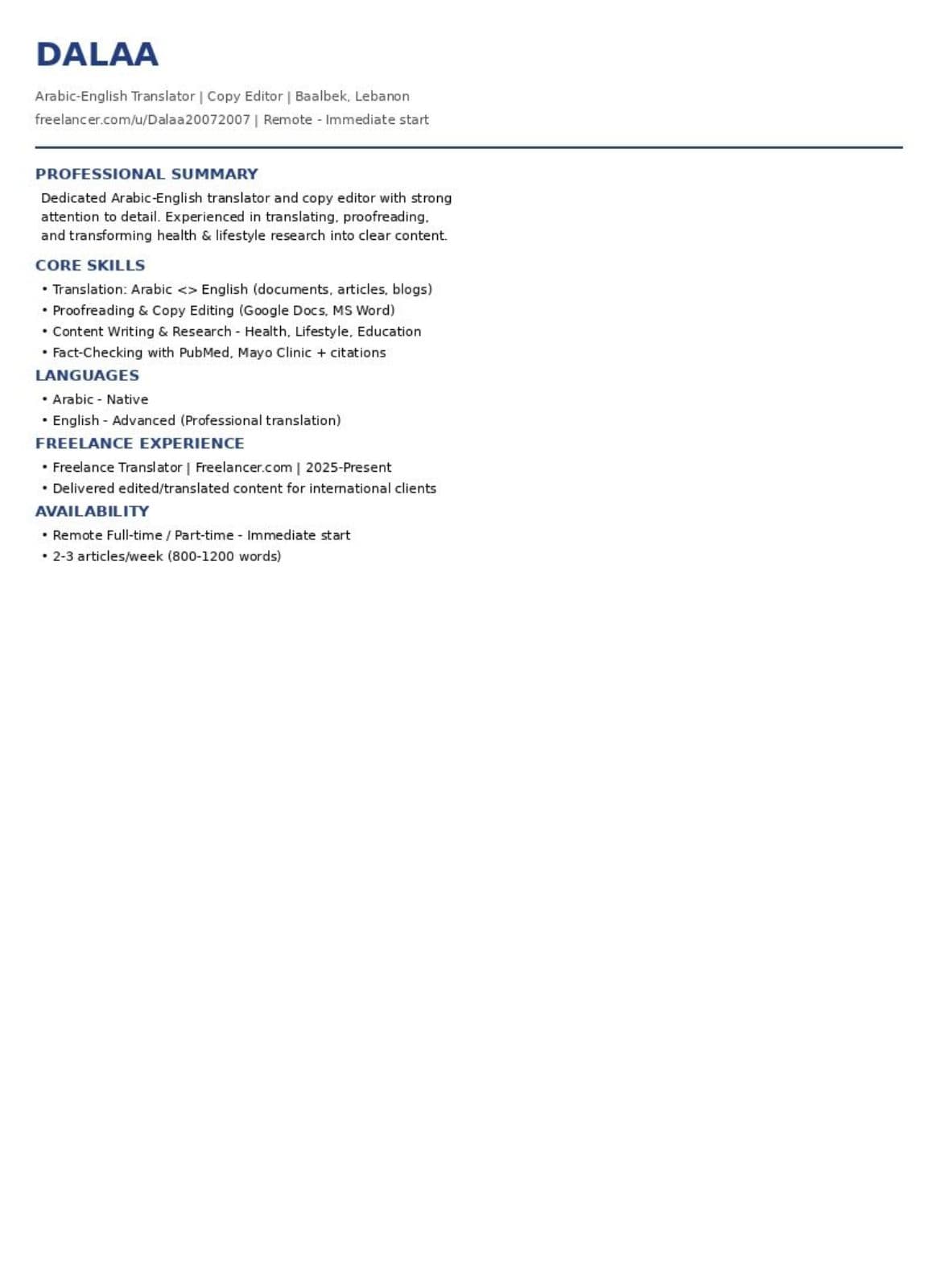 Arabic to English Translator | Fast & Accurate + Proofreading