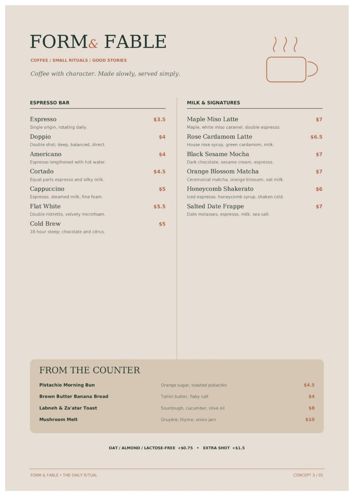 I will design a professional restaurant, café, or cocktail menu using Canva/Adobe Tools