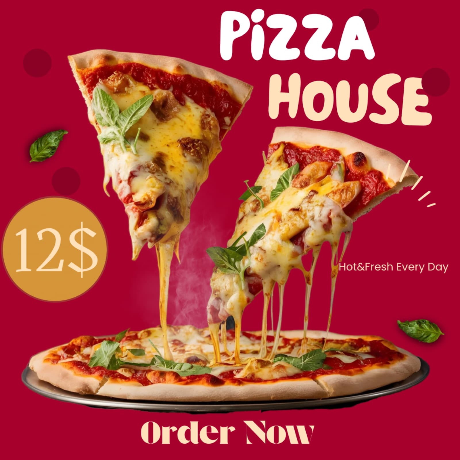 I will design eye-catching social media posts for restaurants using Canva