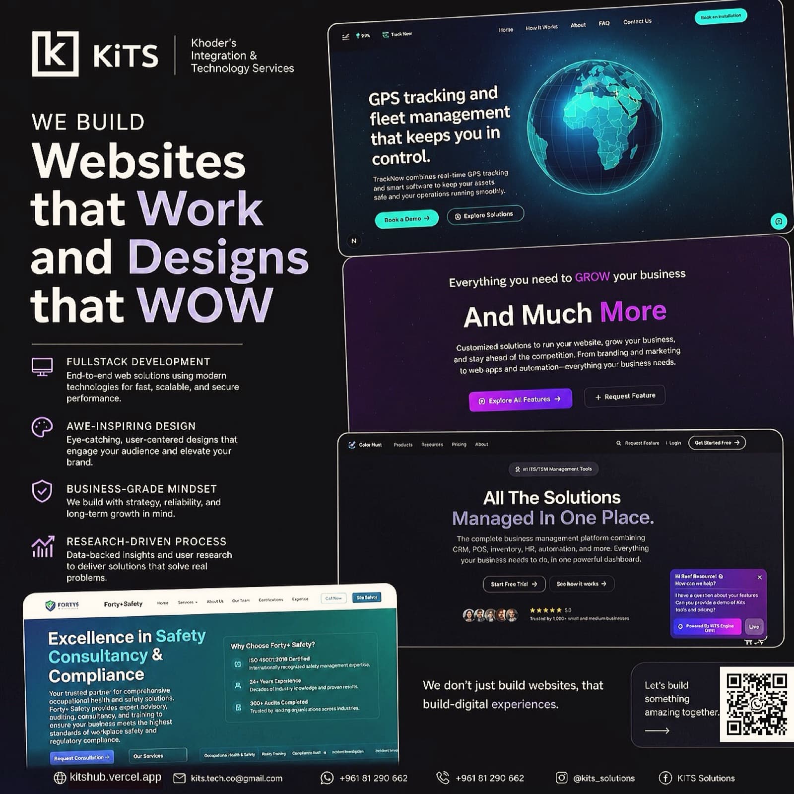Professional full-stack website development.