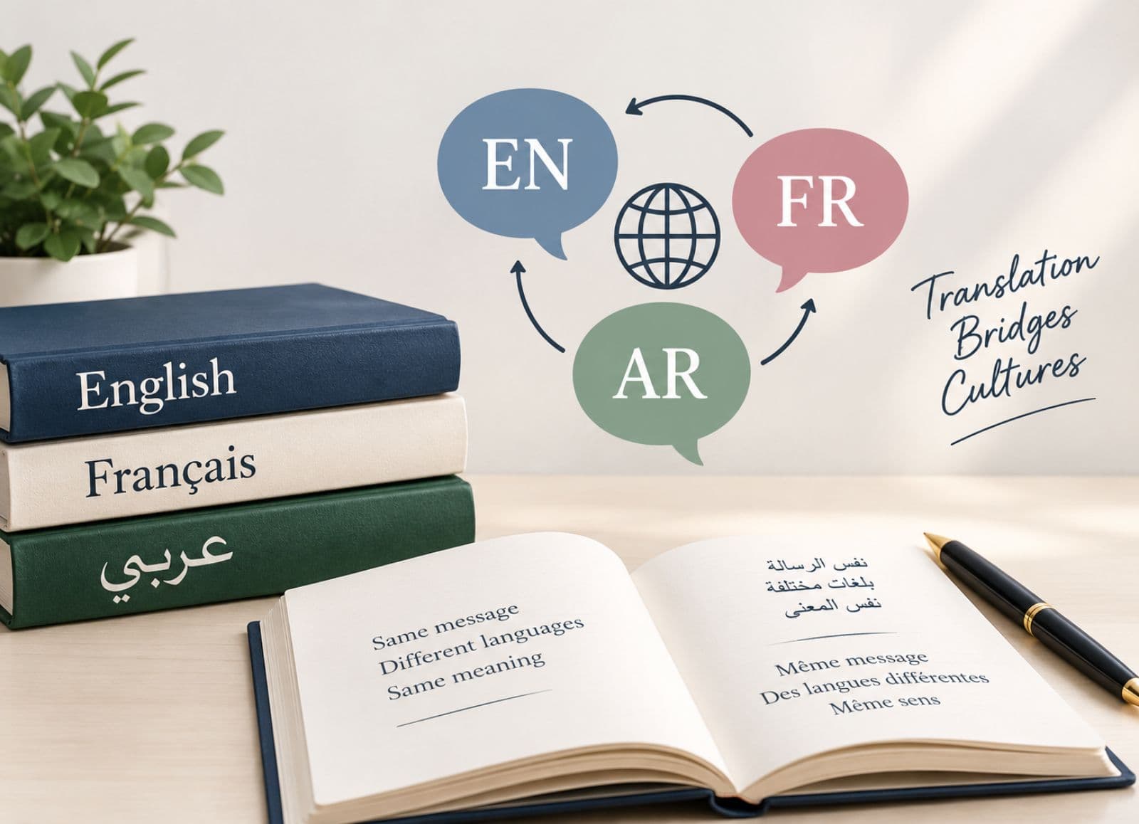 Arabic, English & French Translation
