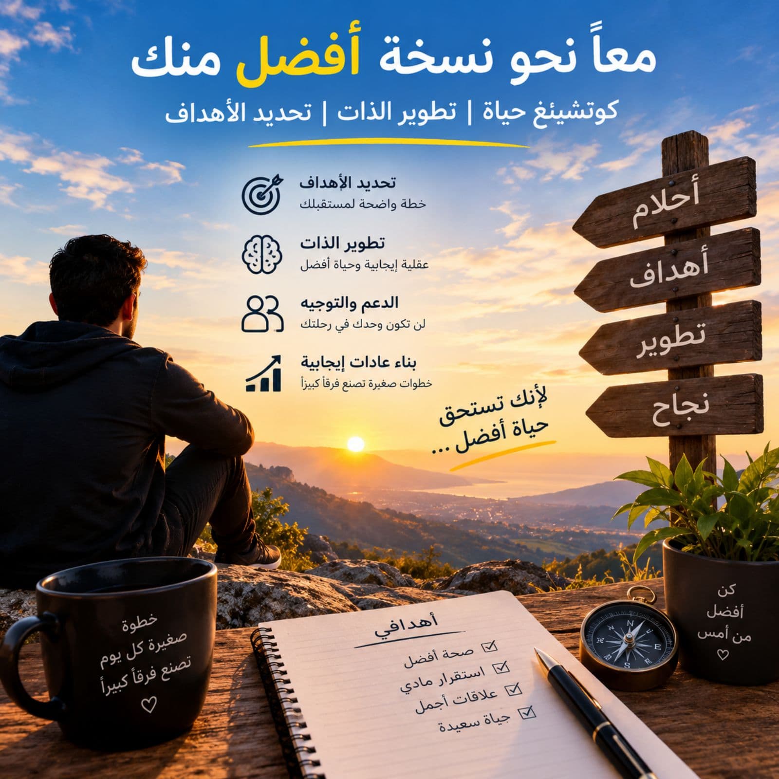 تطوير الذات وتحديد الأهداف