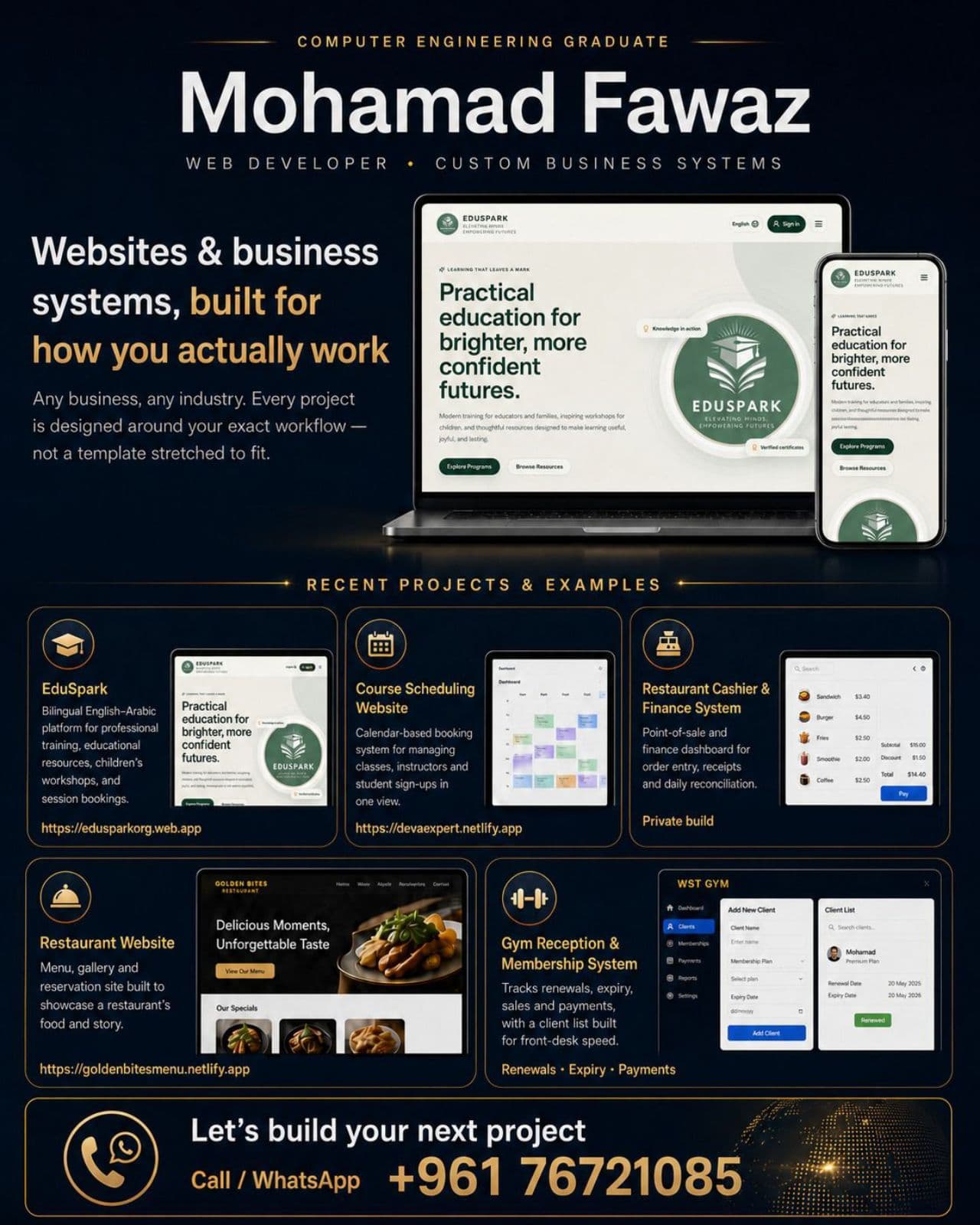 Full-Stack Website Development