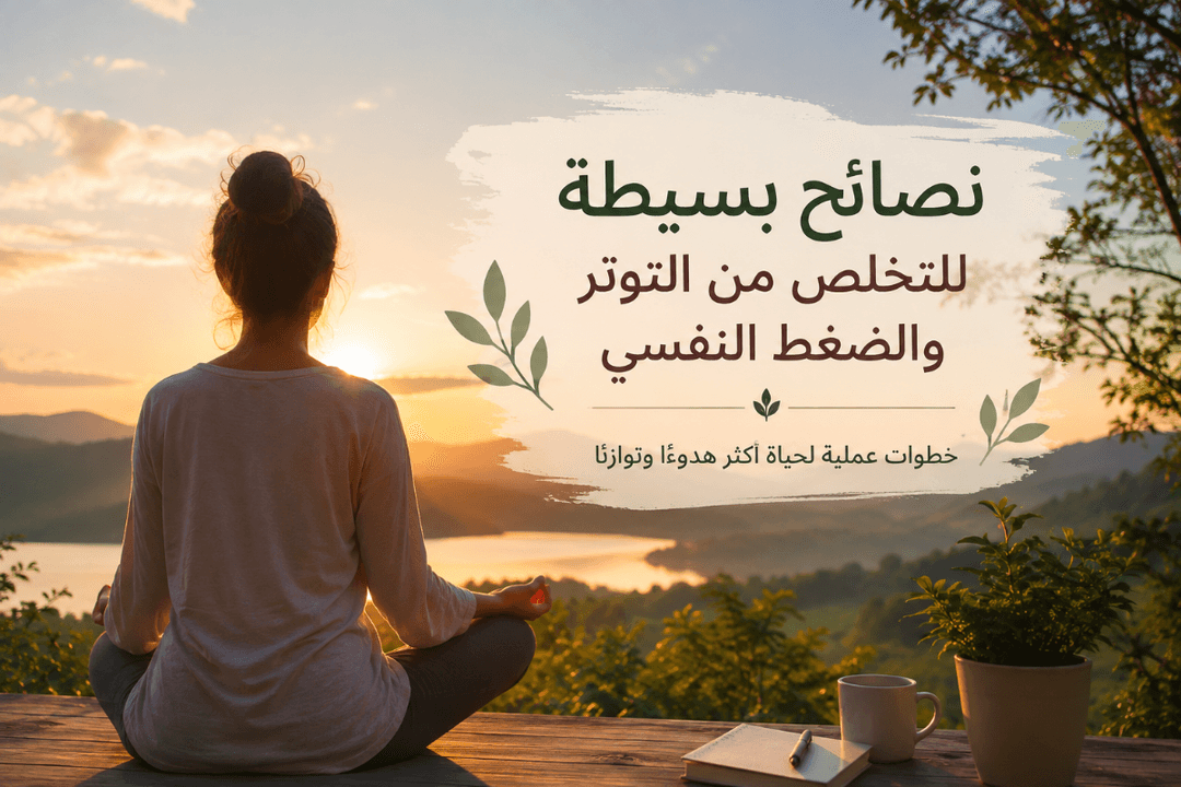 نصائح بسيطة للتخلص من التوتر والضغط النفسي