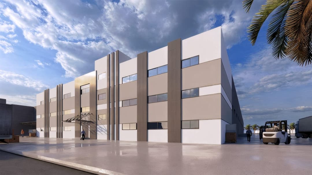 Middle East Factory Administration Building Facade - Cairo - Egypt