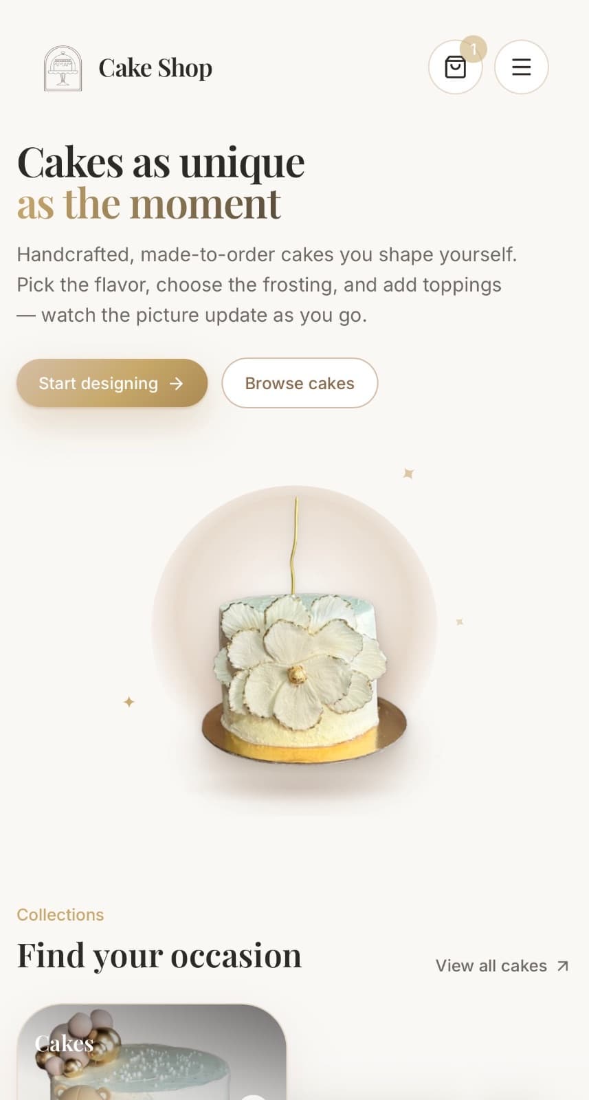 Cake shop