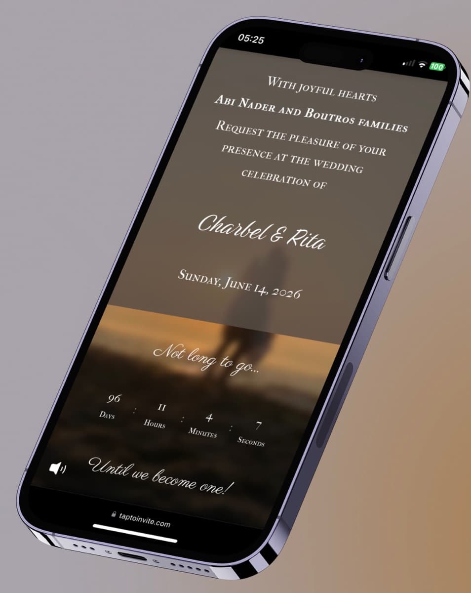 TapToInvite | Digital Wedding Invitation Platform