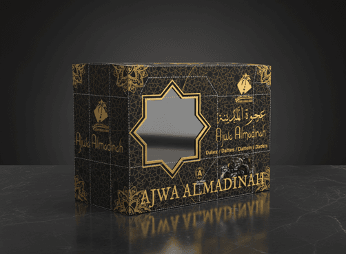3Ajwa almadina box design