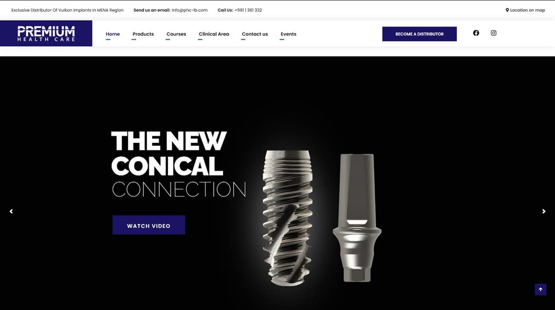 Premium Health Care — Vulkan Dental Implants Distributor Website