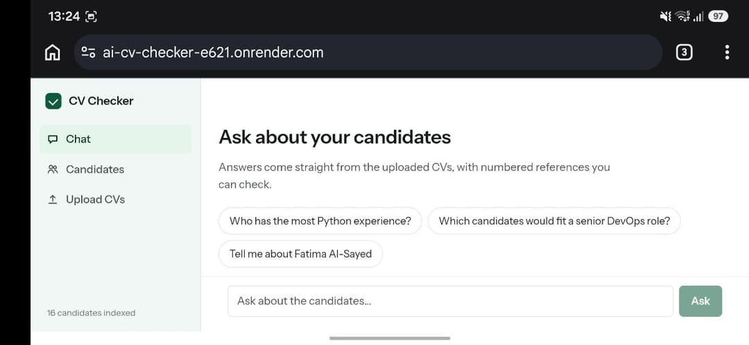 AI CV Checker