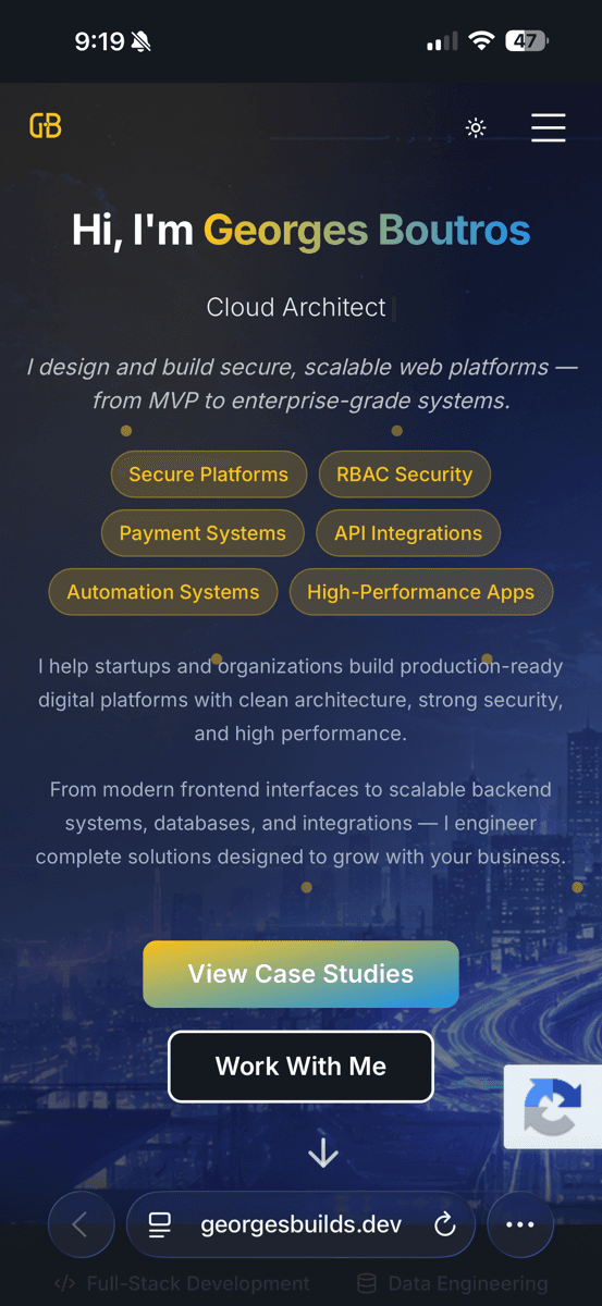 Personal Portfolio