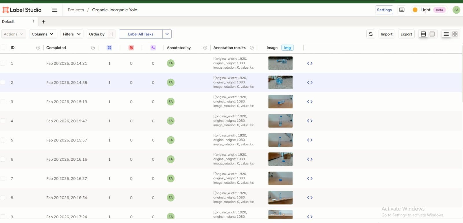 I will take a Dataset and use Label Studio to create a fully labeled dataset for training Models
