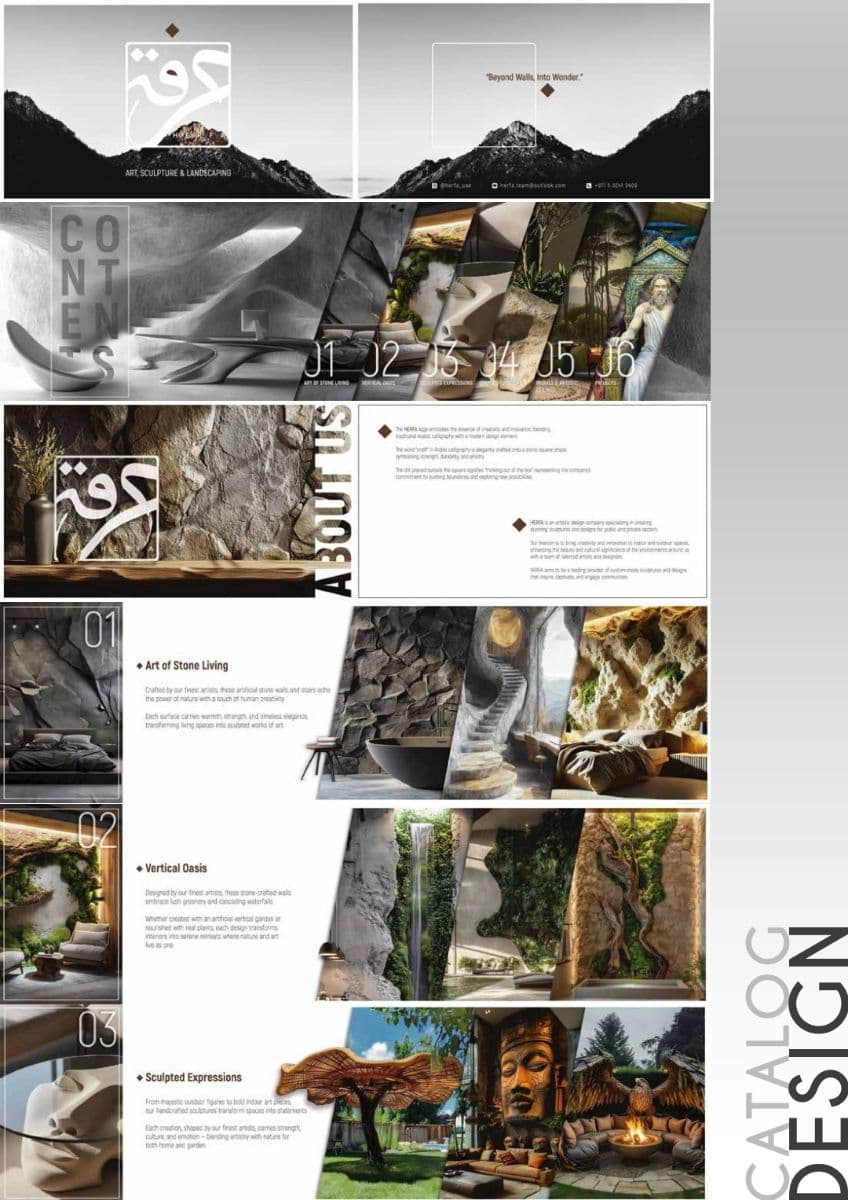 Business Catalog Design