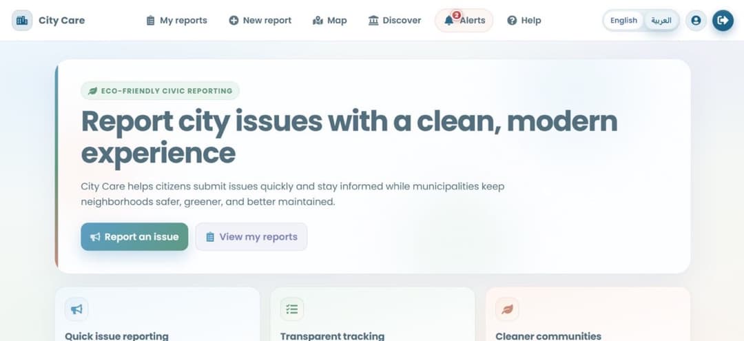 City Care - Smart City Issue Reporting System