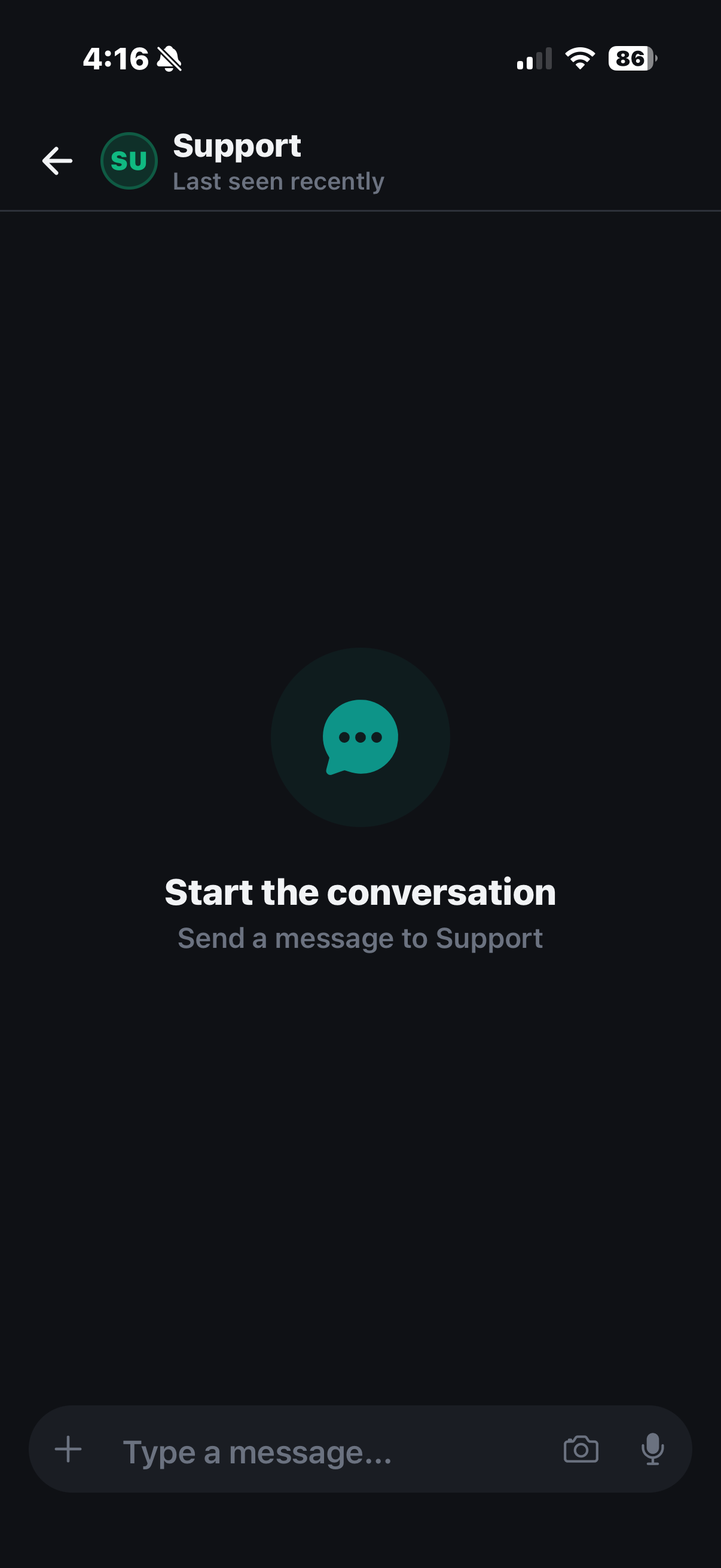 Furrsati Support chat screen
