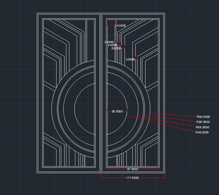 Designing Doors with measurments